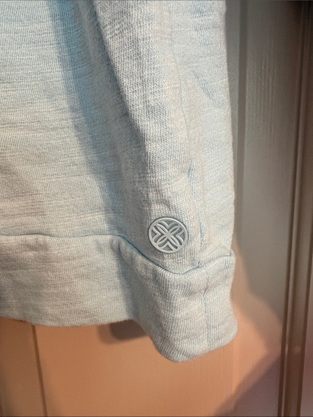 Lilly Pulitzer XL Light Blue Ashlee Half-Zip Pullover - Picture 3 of 6